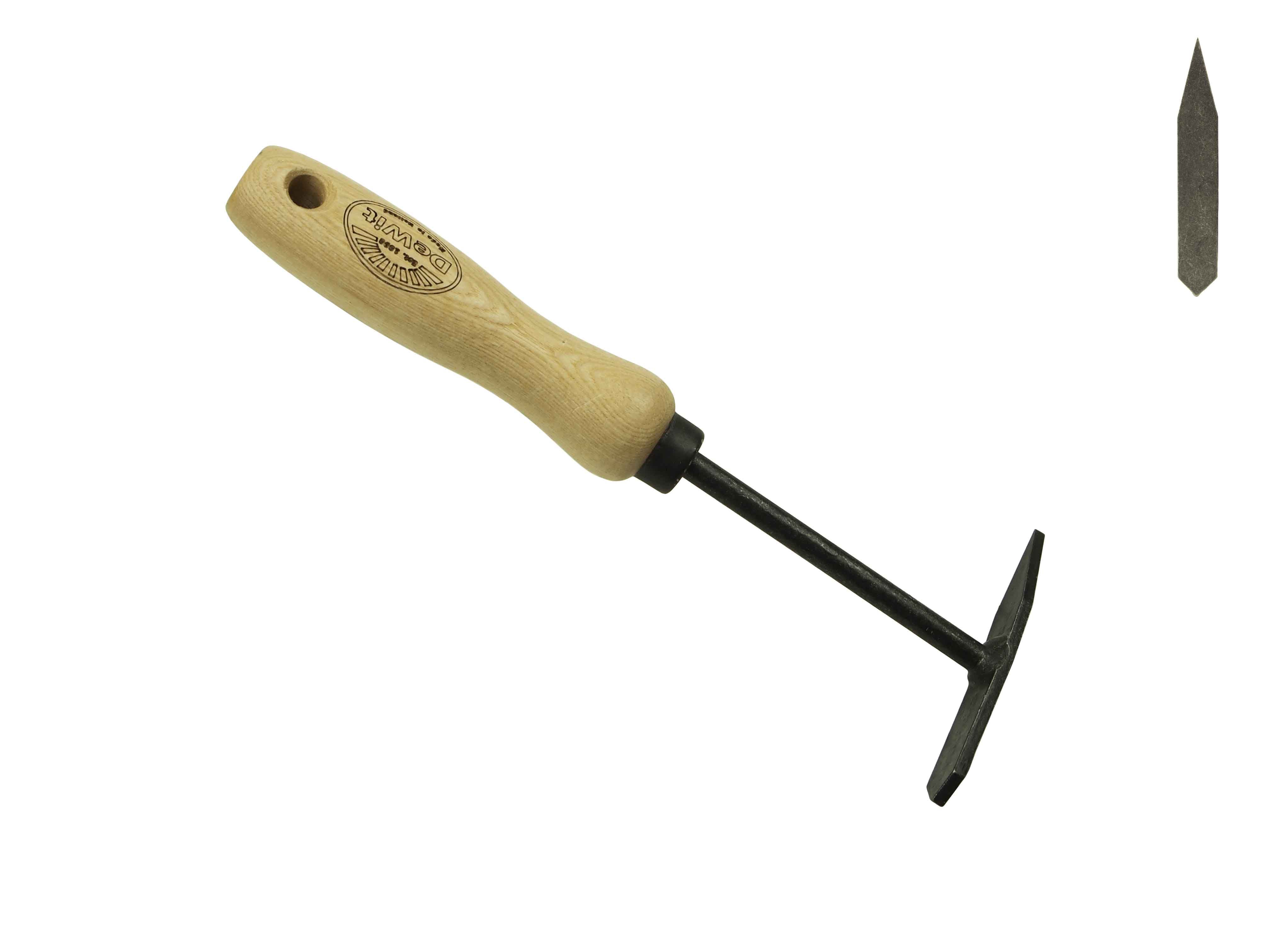 V-groove cleaner ash handle 140mm | DeWit